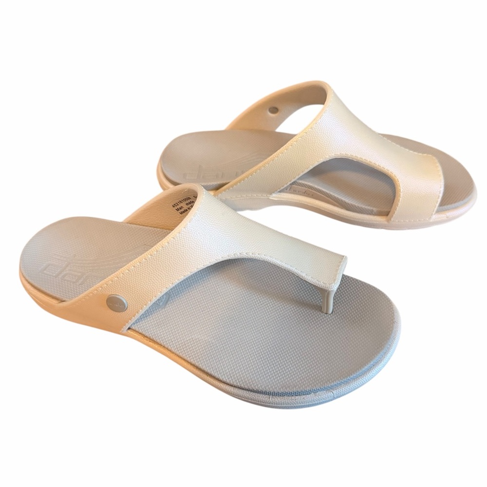 Dansko Molded Toe-Loop Sandals - Krystal Sz 38 / 8